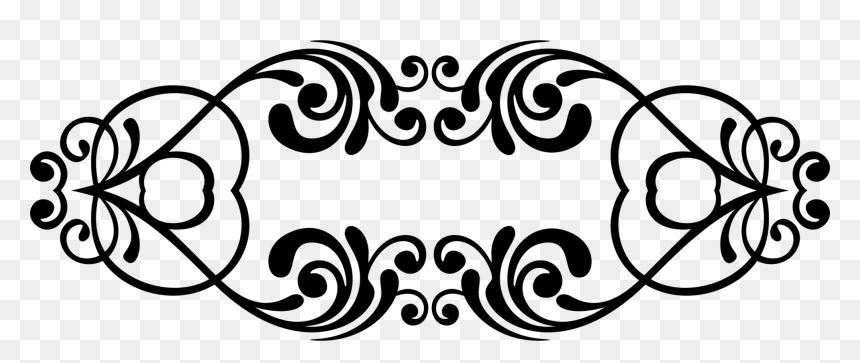 Christmas Divider Png - Border Design Black And White, Transparent Png - png divider