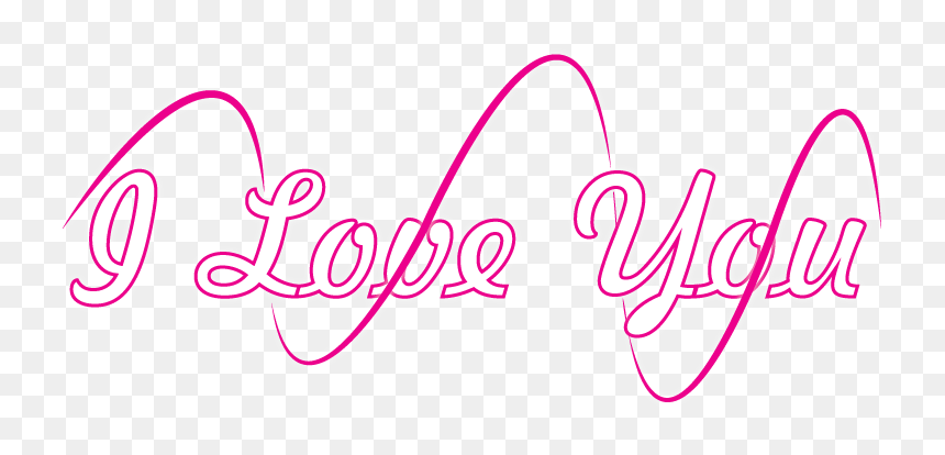 I Love You Png Free Download, Transparent Png - i love you png