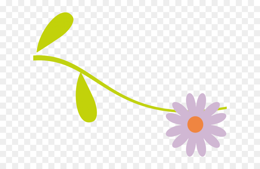 Line Separator Cliparts - Clip Art Line Flower, HD Png Download - line divider png