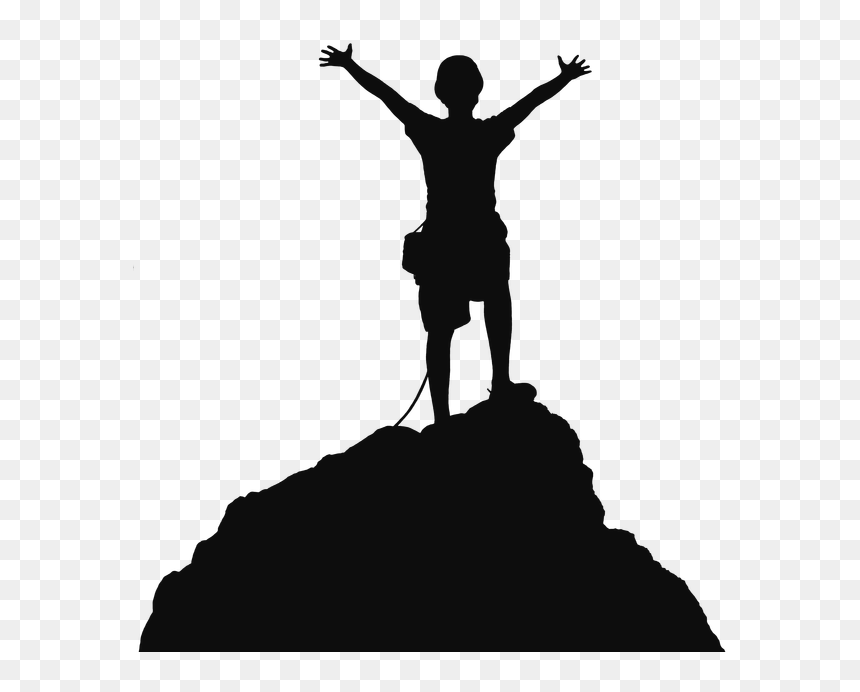 Hiking Mountain Clip Art - Clip Art Mountain Climbing, HD Png Download - hiker png