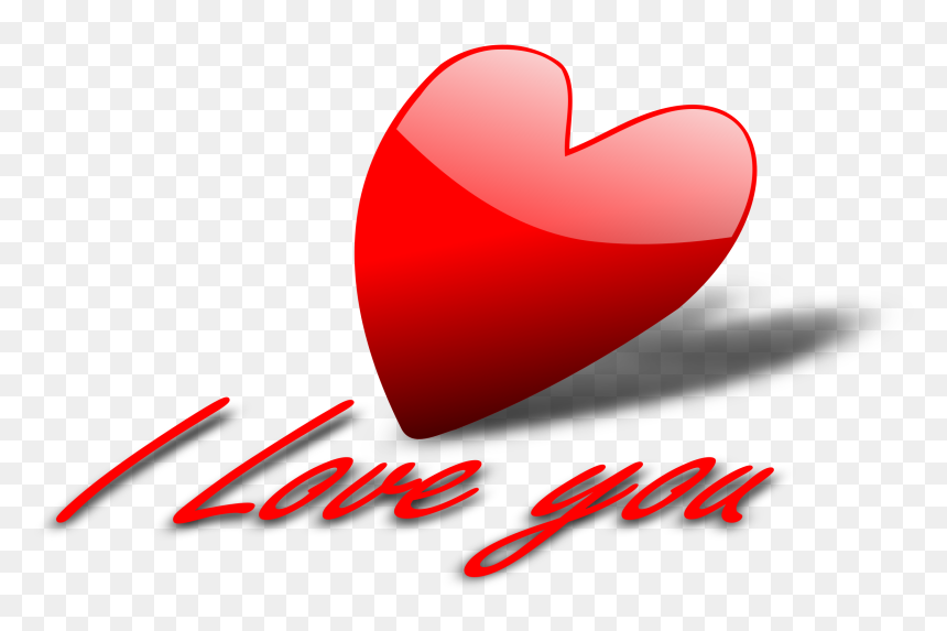 I Love You 5 Clip Arts - Love You Note Png, Transparent Png - i love you png