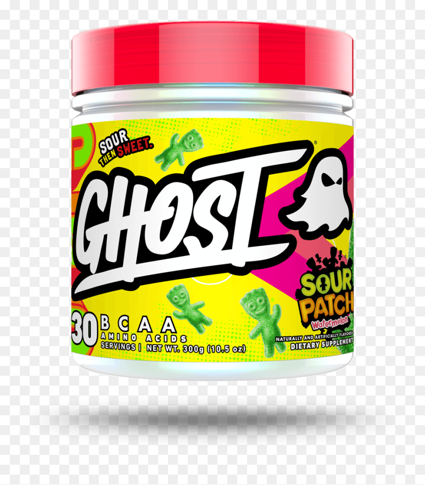 Ghost® Bcaa X Sour Patch Kids® 30 Servings - Sour Patch Kids Ghost, HD Png Download - sour patch kids png