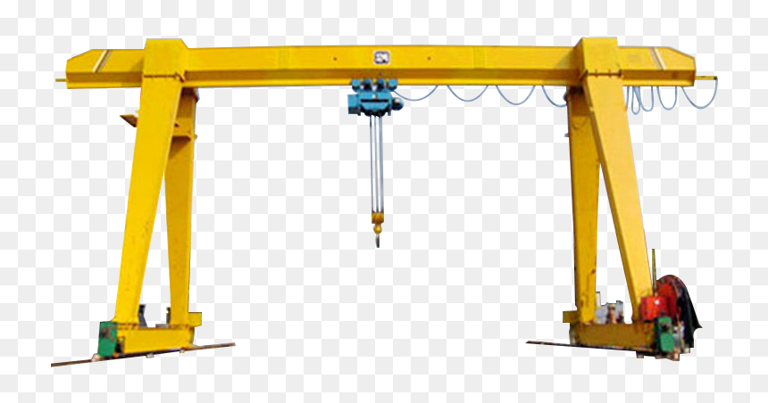 Henan Mine 20tons Single Girder Gantry Crane With Electric - Gantry Crane 15 Ton, HD Png Download - crane png