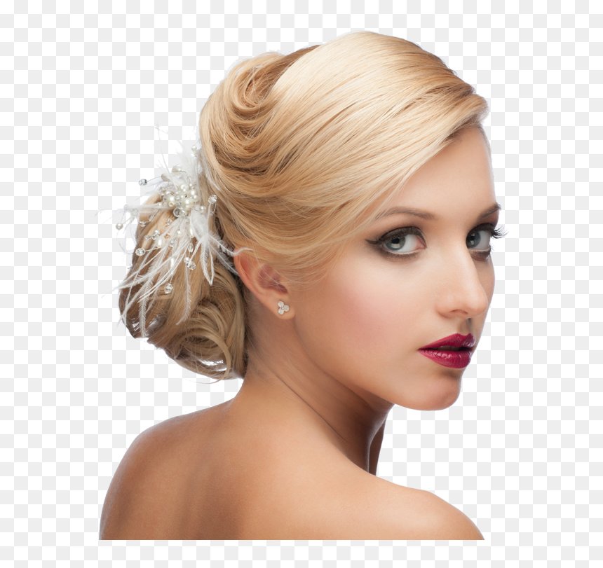 Bride Hairstyle Png , Png Download - Bridal Hair Style Png, Transparent Png - hairstyle png