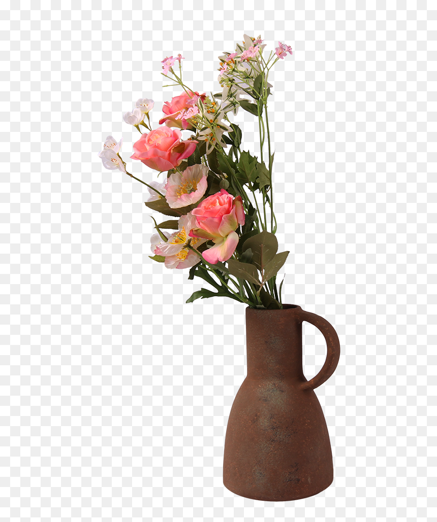 Pl80 - Garden Roses, HD Png Download - flower pot png