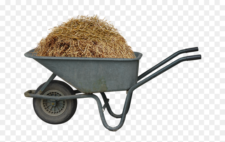 Hay Cart 651 Kb - Wheelbarrow Png, Transparent Png - hay png