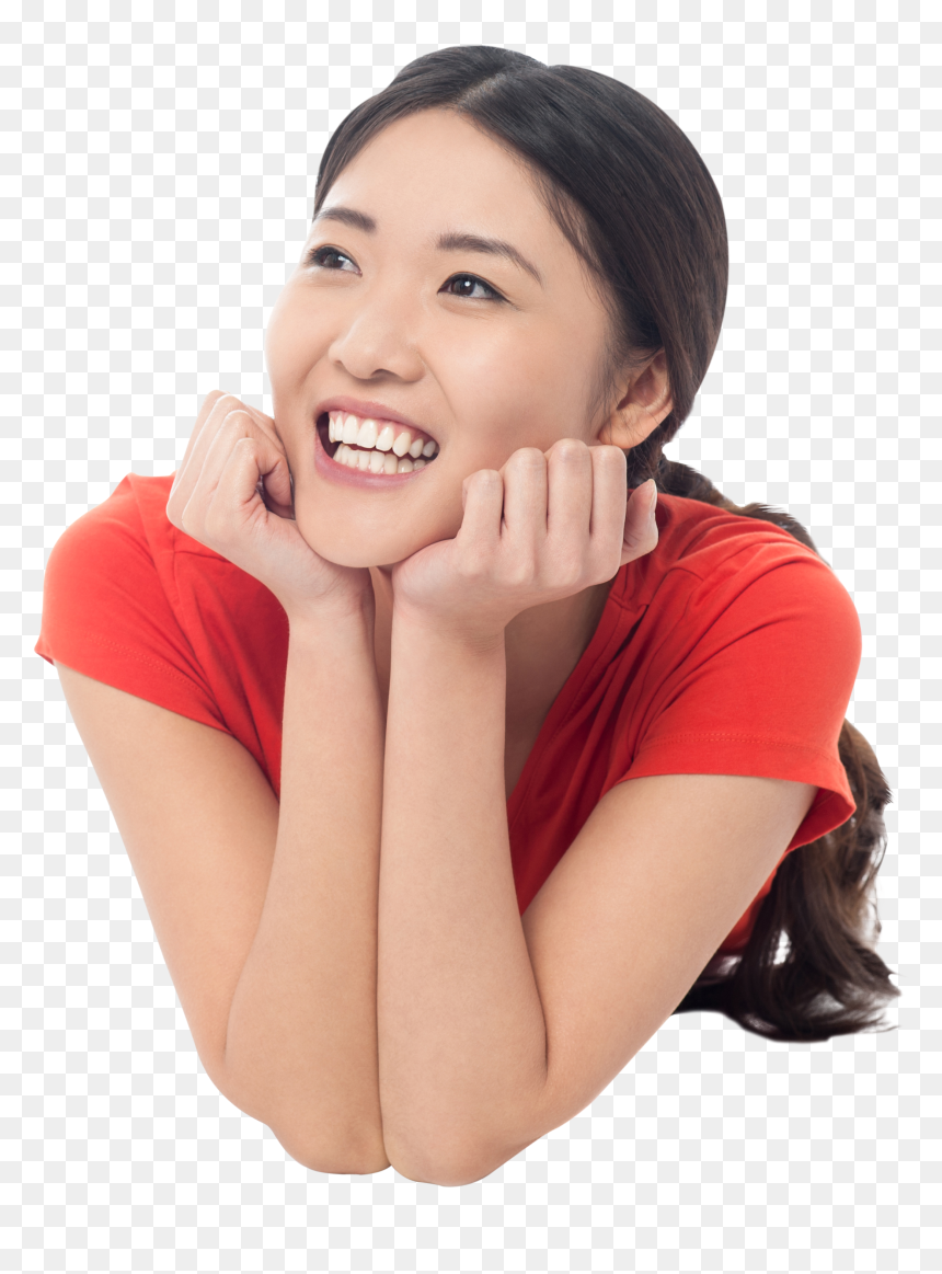 Happy Girl Png, Transparent Png - happy person png