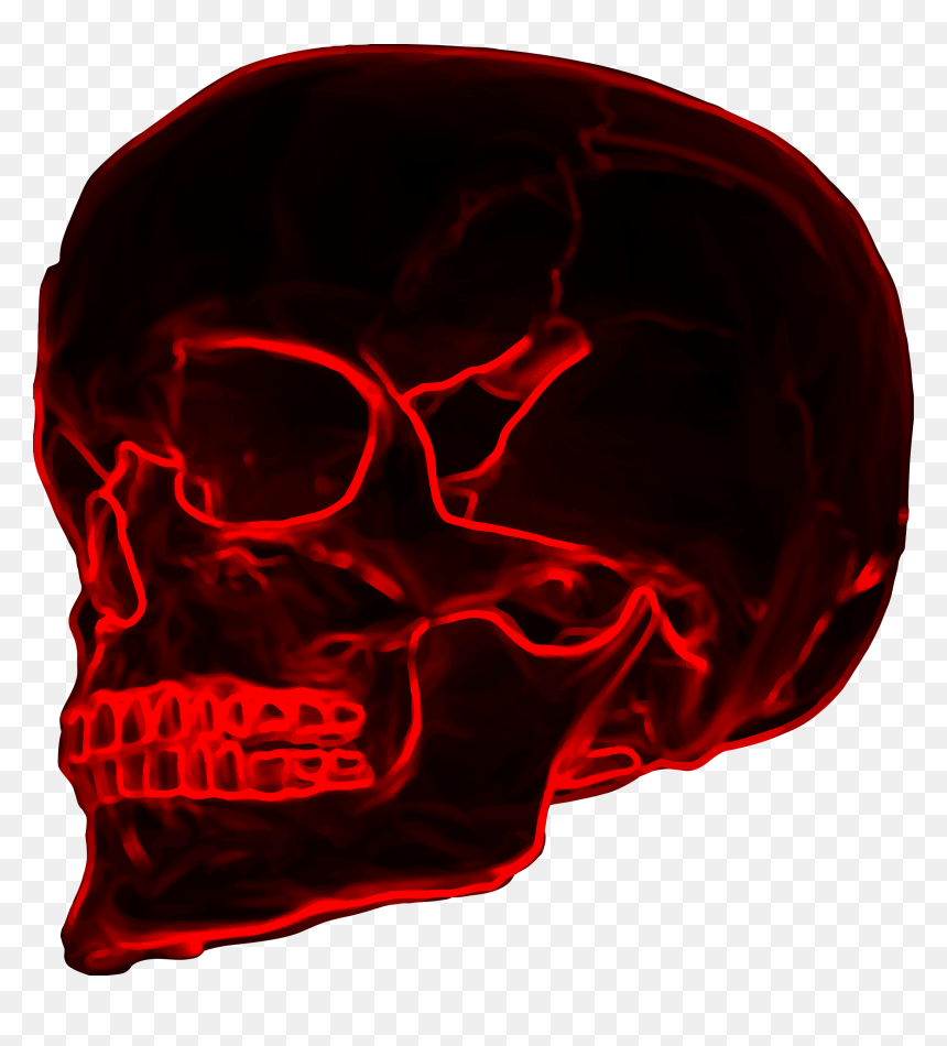 Skull 19 Clip Arts - Red Skull Art Transparent, HD Png Download - red skull png