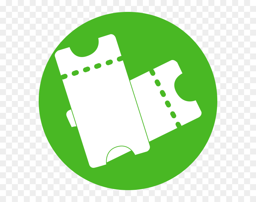 Go By Green 4 Solutions - Ticket System Icon Png, Transparent Png - ticket icon png