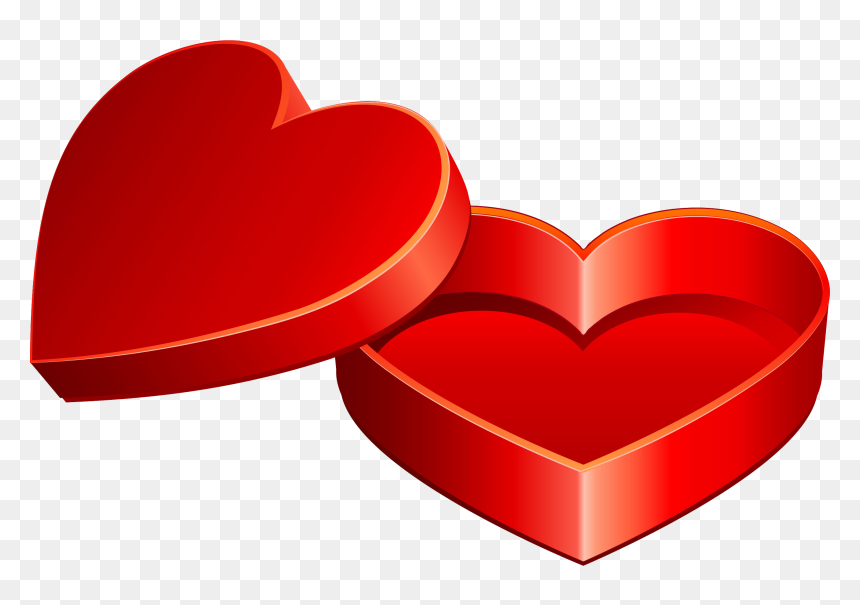 Valentine"s Day Heart Love Gift Clip Art - Heart, HD Png Download - i love you png