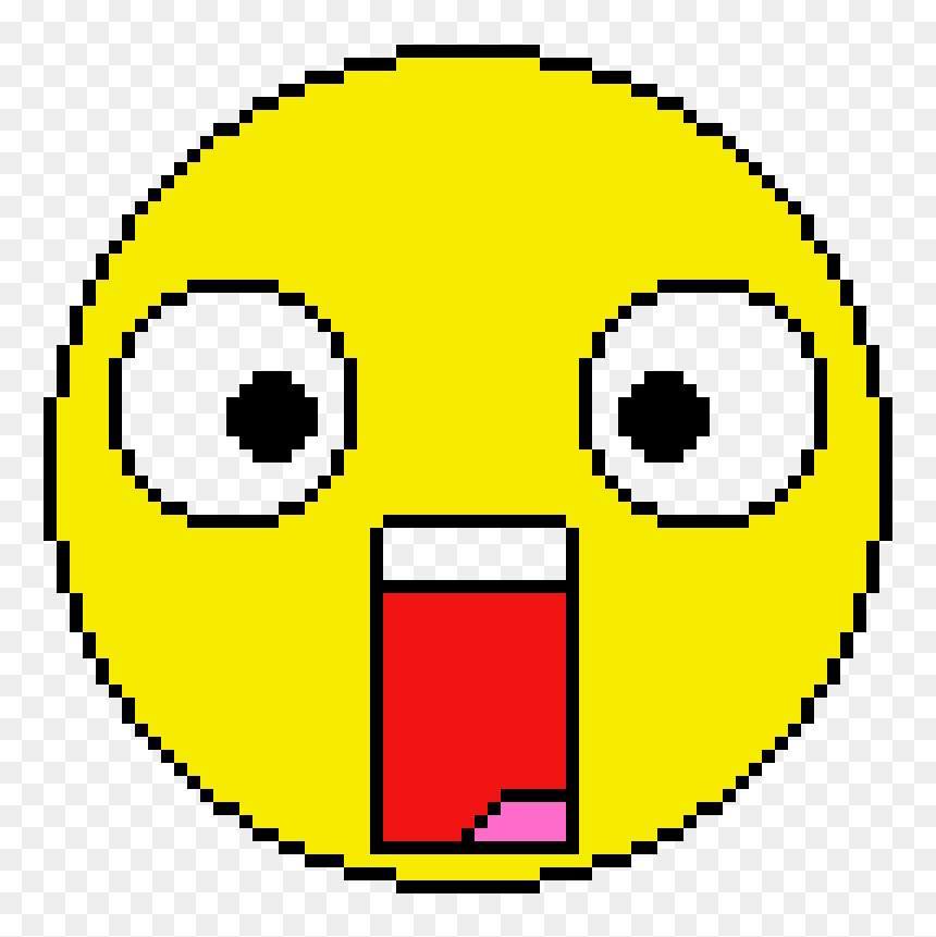Mega Gardevoir Pixel Art, HD Png Download - shocked face png