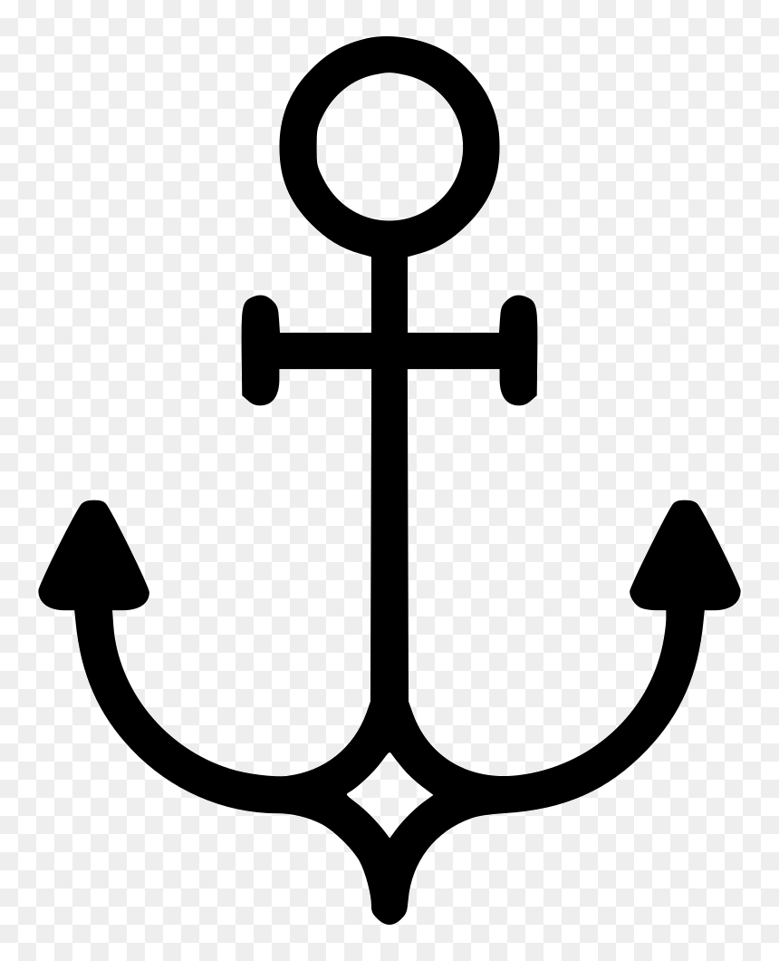 Anchor, HD Png Download - upside down cross png