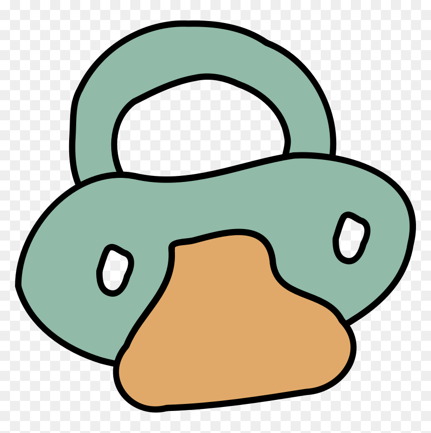 Pacifier - Clip Art, HD Png Download - pacifier png