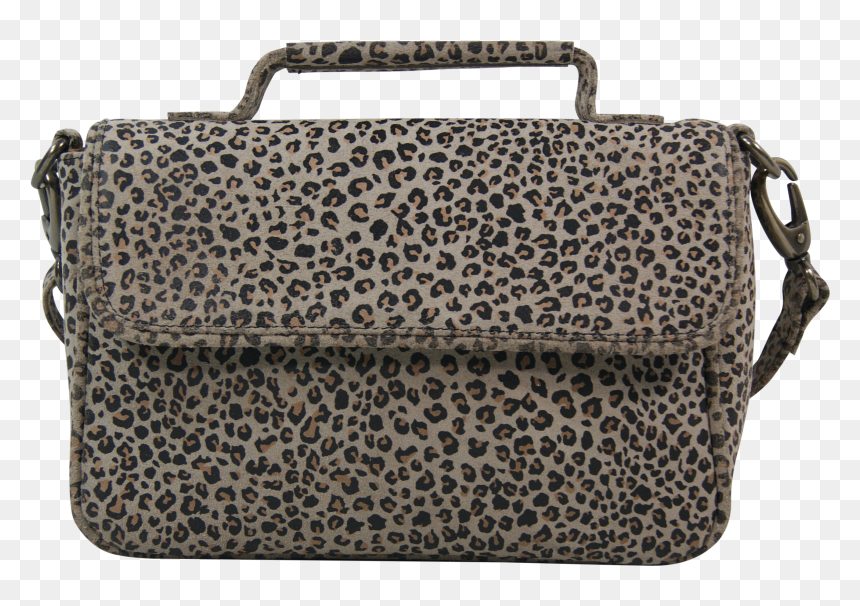 Leopard Print Bag - Handbag, HD Png Download - leopard print png