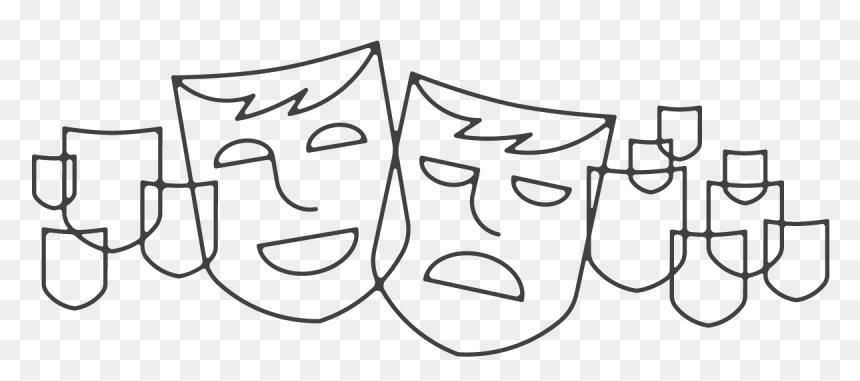 Line Art, HD Png Download - shocked face png