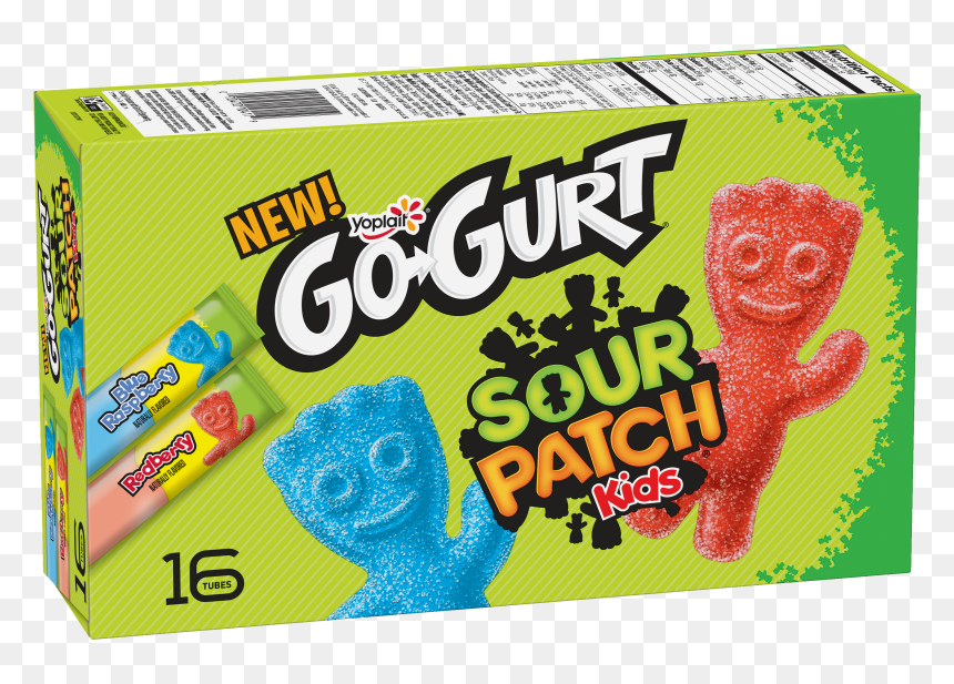 Sour Patch Kids Gogurt, HD Png Download - sour patch kids png