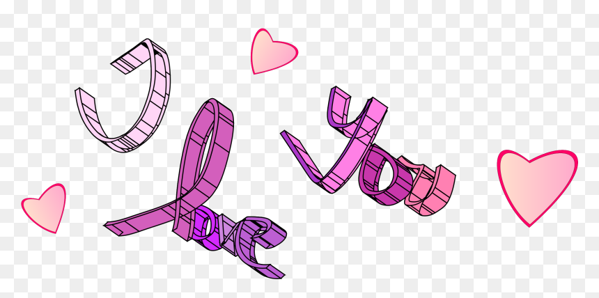 Clipart - Clip Art, HD Png Download - i love you png