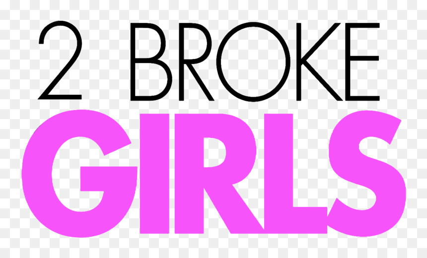 2 Broke Girls Logo - 2 Broke Girls, HD Png Download - girls png