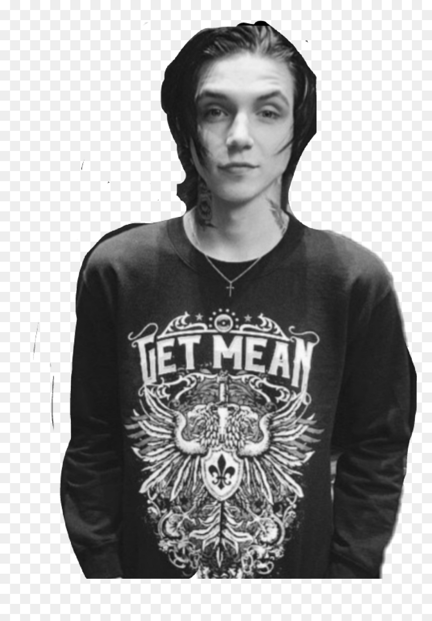 Andy Biersack Black Aesthetic , Png Download - Энди Бирсак, Transparent Png - andy biersack png