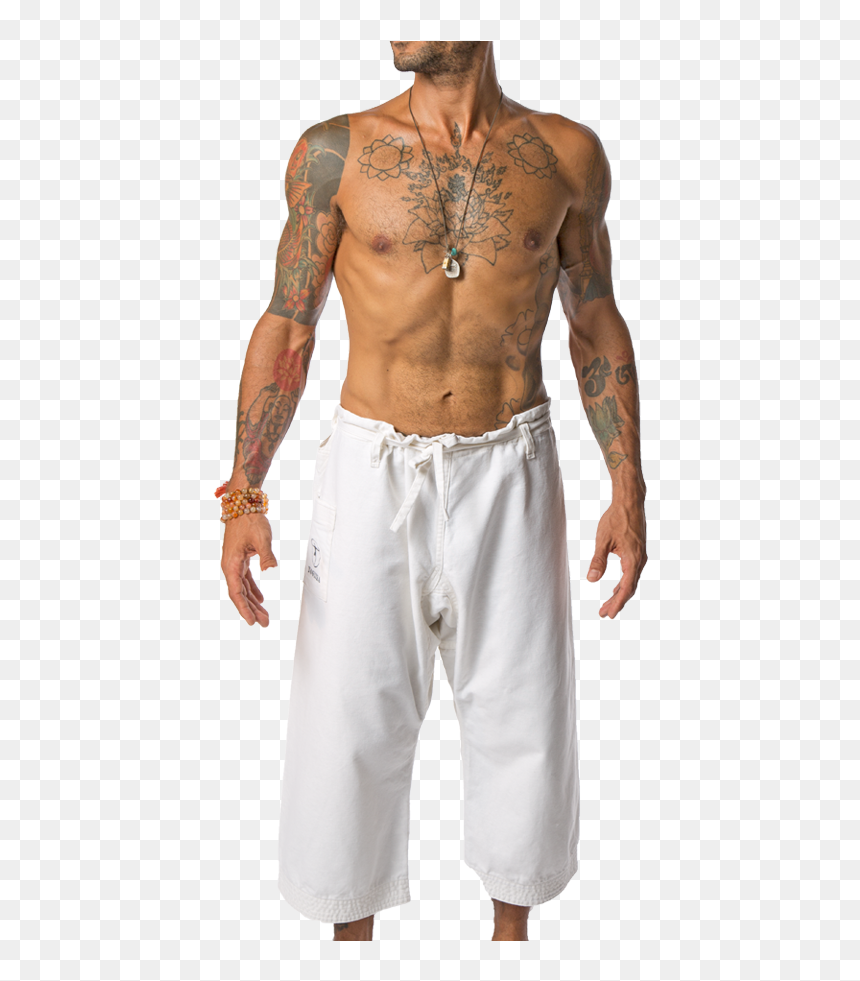 Fat Guy In Yoga Pants Png - Barechested, Transparent Png - fat guy png