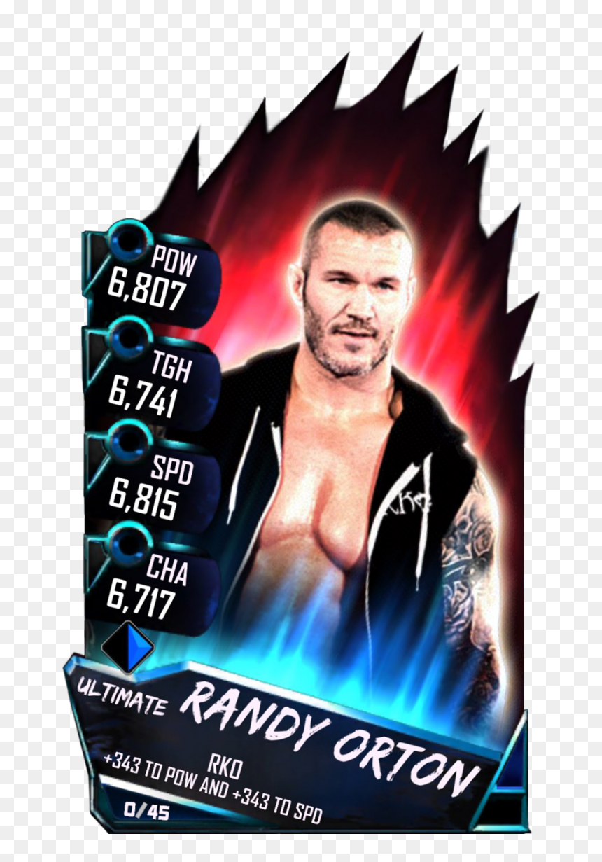 Supercard Randyorton S3 Ultimate Ringdom - Wwe Supercard Portrait Pack, HD Png Download - randy orton rko png