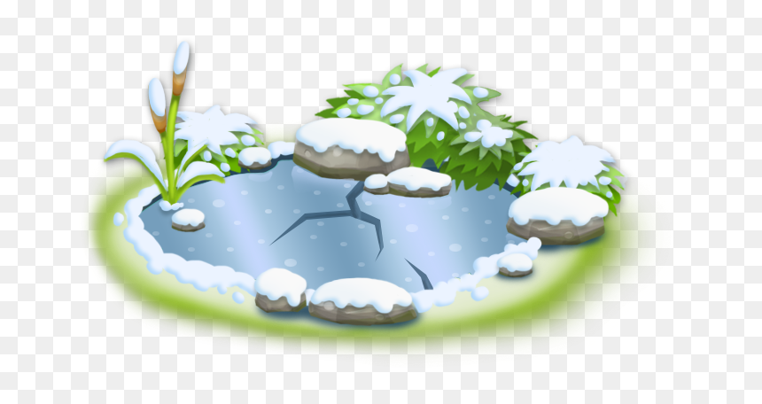 Frozen Pond Png - Clip Art Frozen Pond, Transparent Png - hay png