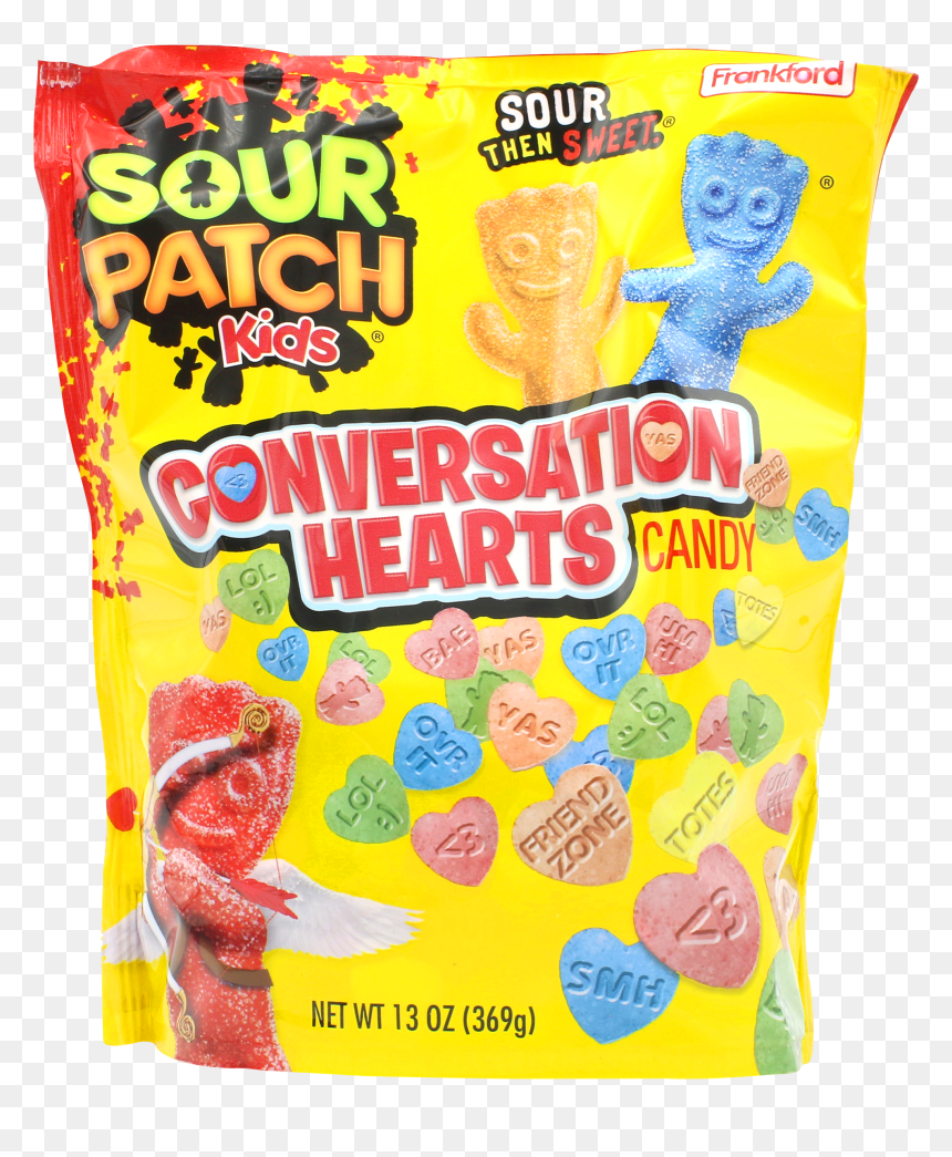 Sour Patch Conversation Hearts, HD Png Download - sour patch kids png