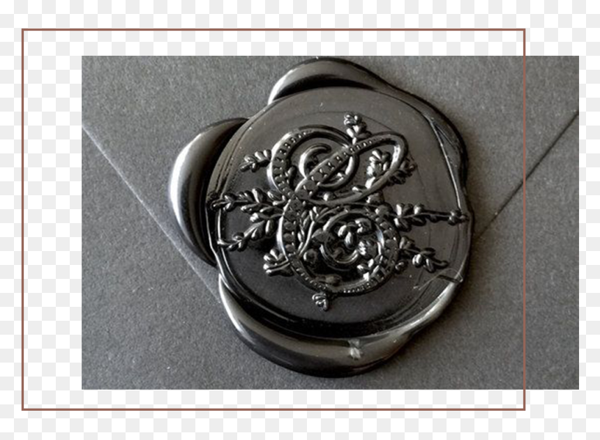 Black Wax Seal , Png Download - Black Wax Seal Letter, Transparent Png - wax seal png