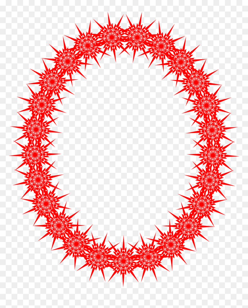 Border Red - Clip Art, HD Png Download - starburst background png