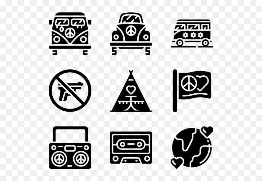 Clip Art, HD Png Download - hippie png