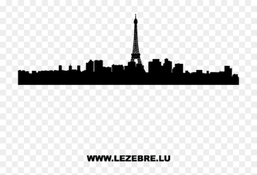 Paris Silhouette Png - City Landscape Silhouette Art, Transparent Png - nashville skyline silhouette png