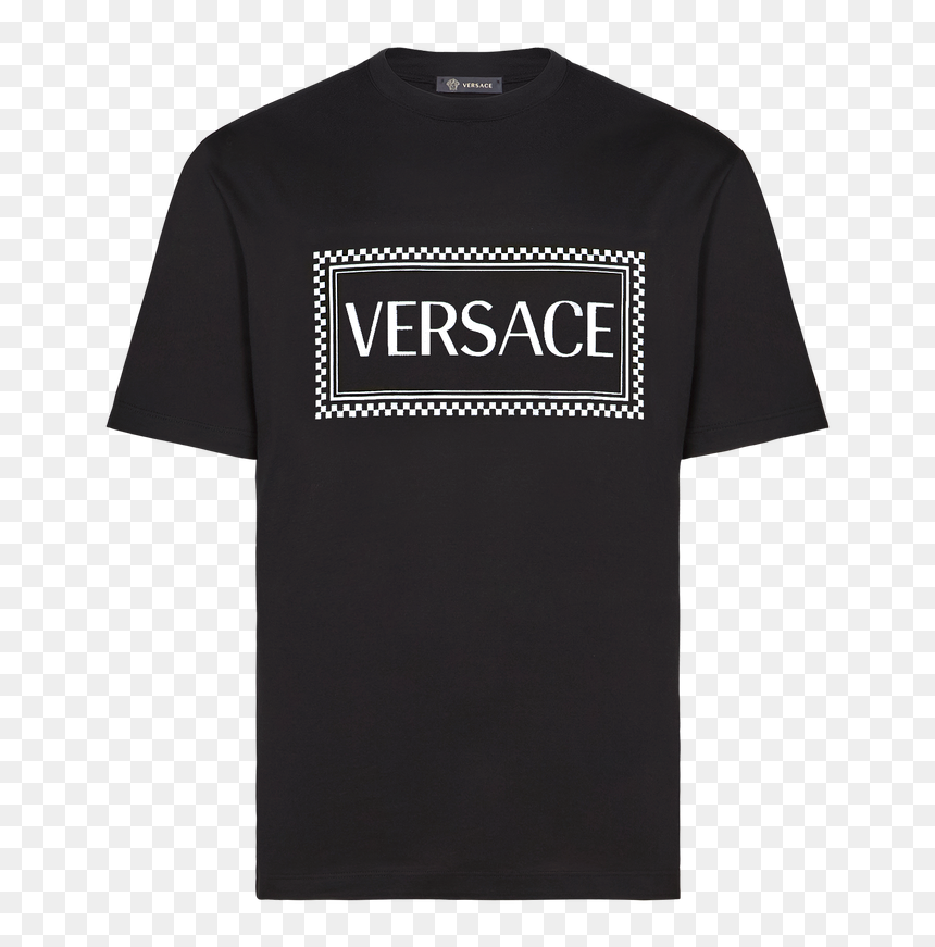 Sustainable Versace Vintage 90s Logo T Shirt - Student Nutrition Fact, HD Png Download - versace logo png