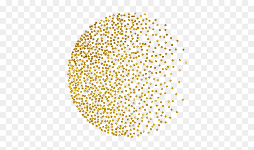 Intro Icon Golddots Circle 20200311 Smaller - Pointillism, HD Png Download - gold dots png