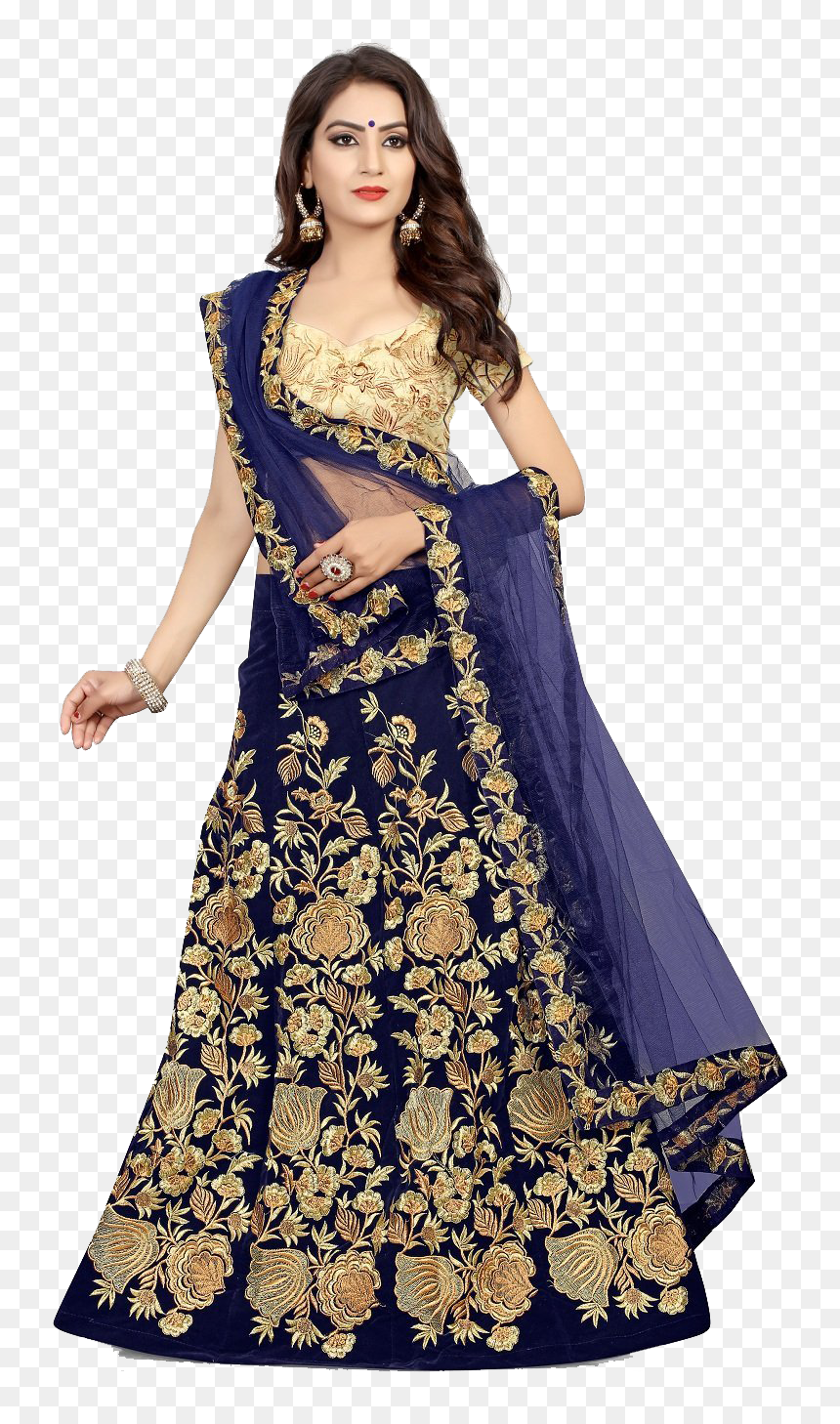 Transparent Velvet Png - Lehenga Png, Png Download - lehenga png