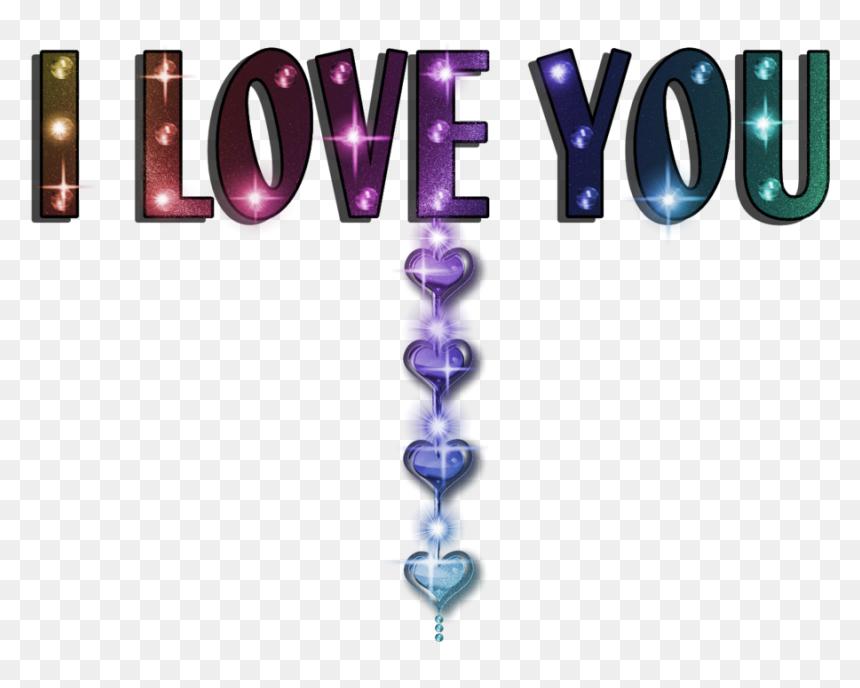 I Love You Png Colours Glow 2 Clip Art By Jssanda On - Love U 2 I Love You Png, Transparent Png - i love you png