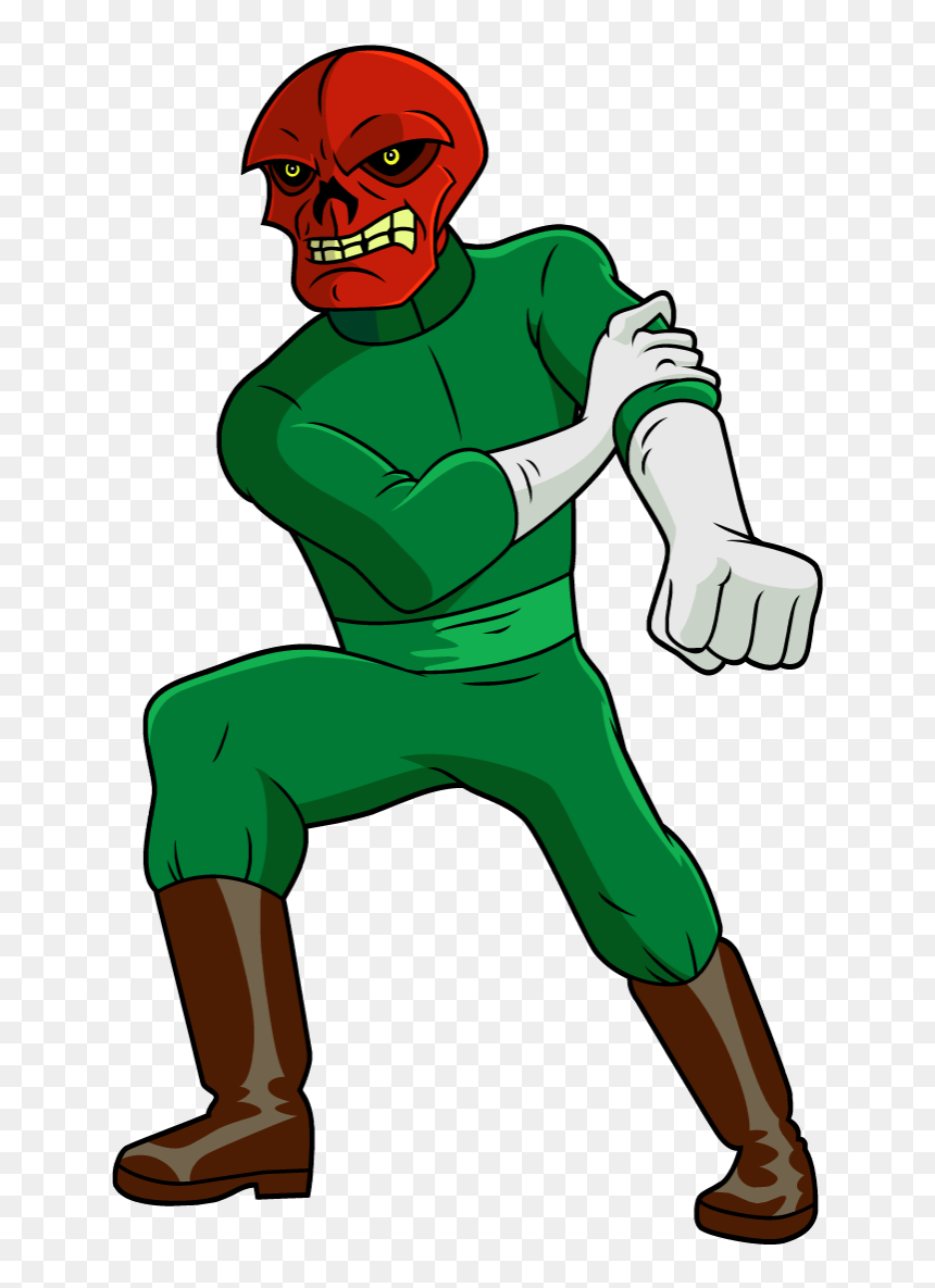 Red Skull Wanda Maximoff Captain America Quicksilver - Phineas And Ferb Mission Marvel Red Skull, HD Png Download - red skull png