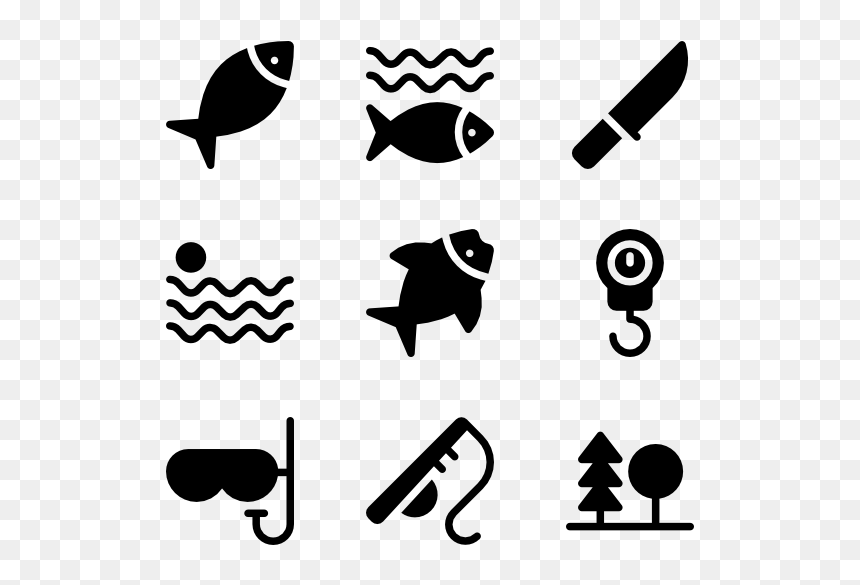 Stock Illustration, HD Png Download - fish silhouette png