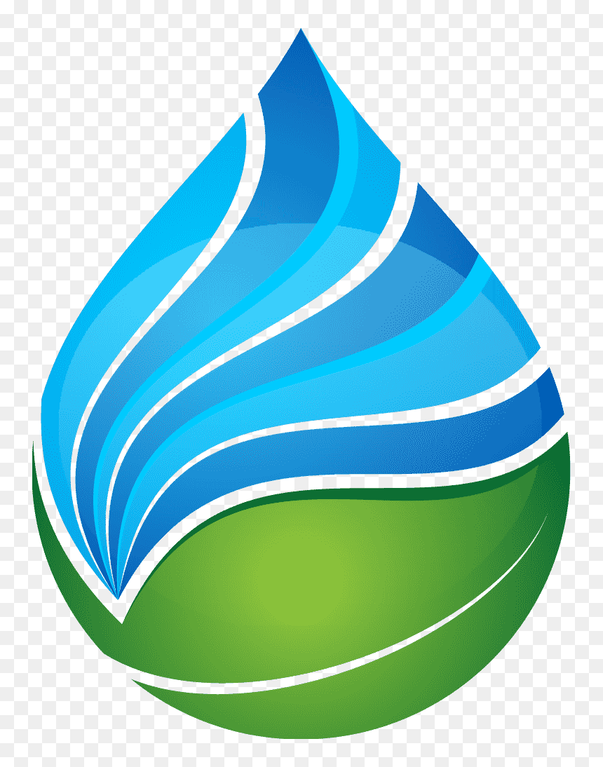 Transparent Watering Garden Clipart - Water Drop Logo Png, Png Download - save water png