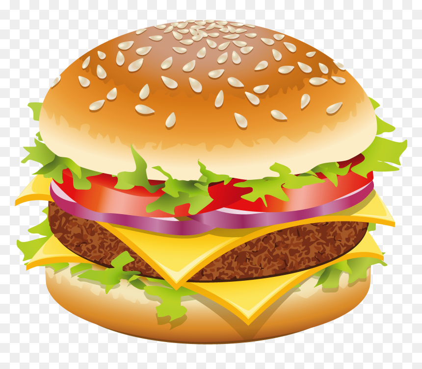 Pav Bhaji Sharma Vishnu - Hamburger Clipart, HD Png Download - veg burger png
