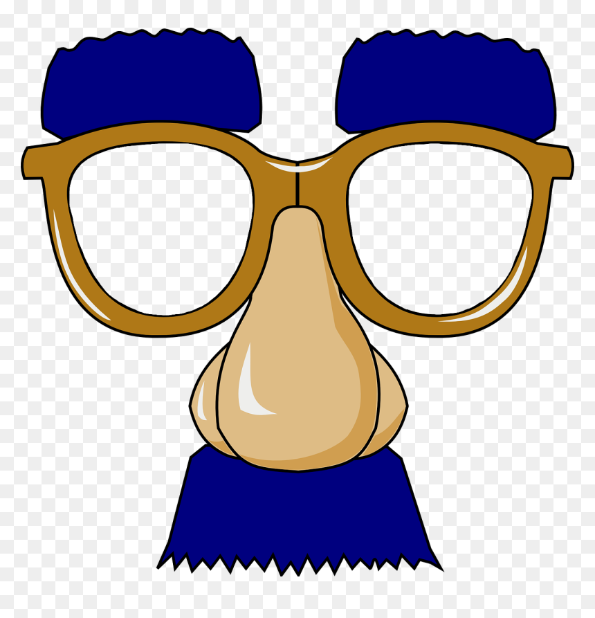 Groucho Glasses Transparent, HD Png Download - swag glasses png