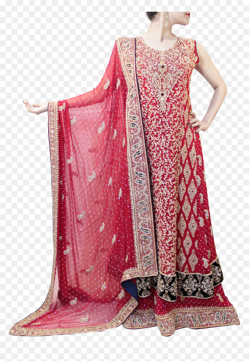 Pakistani Clothes Png, Transparent Png - lehenga png