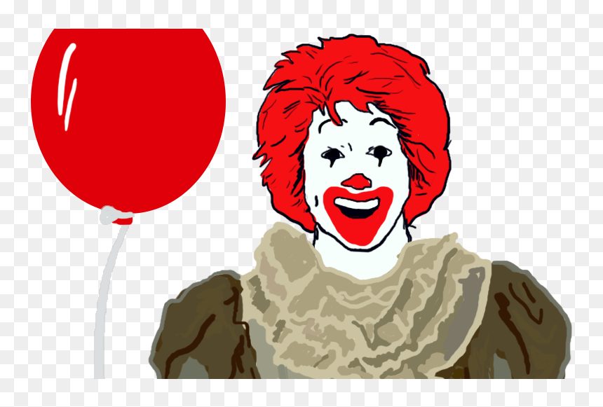 Russian Burger King Accuses The Movie "it - Ronald Mcdonald, HD Png Download - ronald mcdonald png