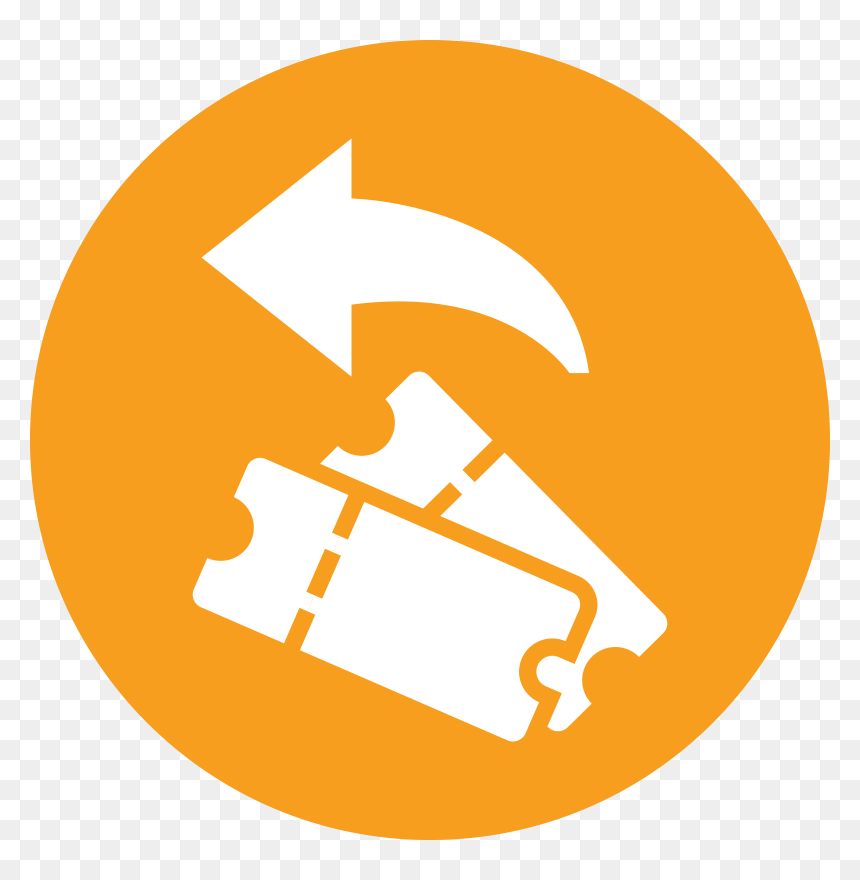 Logo Twitter Amarillo Png, Transparent Png - ticket icon png