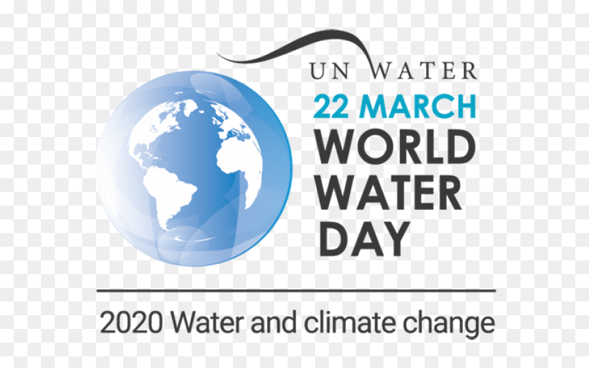 World Water Day 2020 Logo - World Water Day Logo, HD Png Download - save water logo png