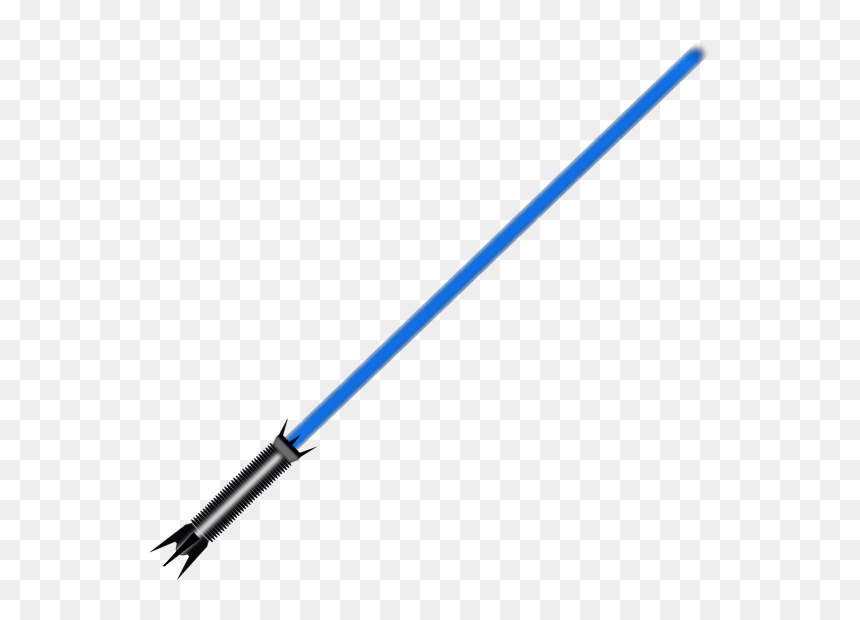 Blue Light Saber Vector Image - Green Lightsaber White Background, HD Png Download - saber png