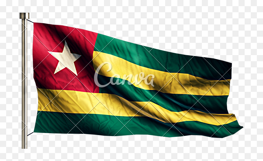 Togo National Flag - Flag, HD Png Download - national flag png