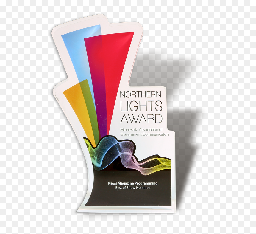 A Northern Lights Award Trophy - Flyer, HD Png Download - northern lights png