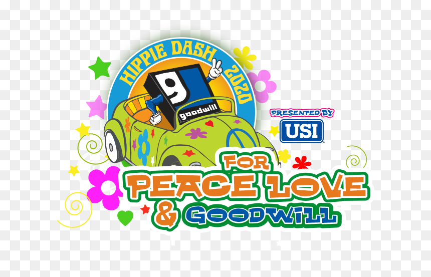 Hippie Dash Logo, HD Png Download - hippie png