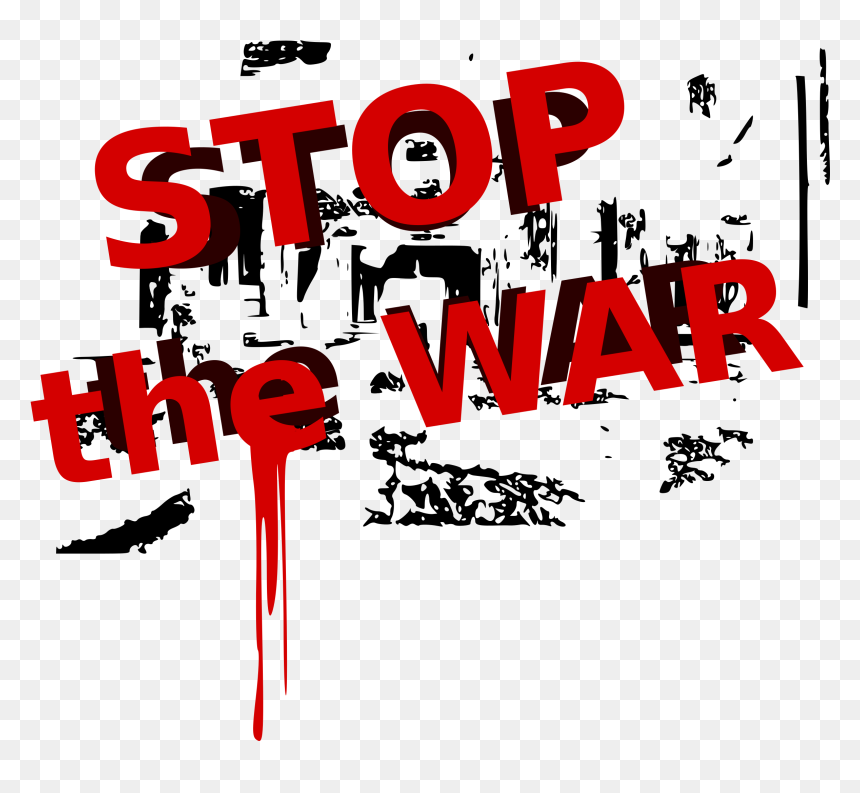 Stop The War Clip Arts - Poster, HD Png Download - war png