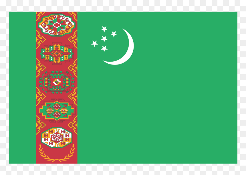 Tm Turkmenistan Flag Icon - Flag Turkmenistan, HD Png Download - tm png